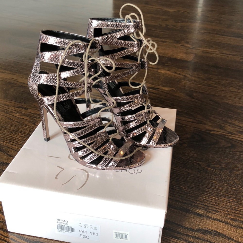 Topshop lace up 👠 6.5